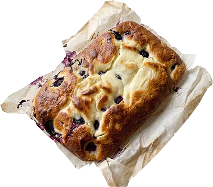 Sour Cream & Blueberries Cake