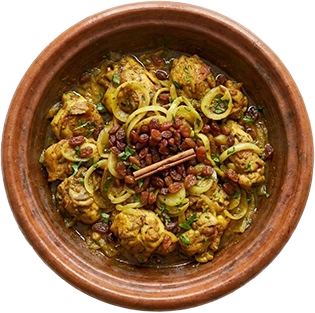 Lamb Tajine with Onions and Raisins
