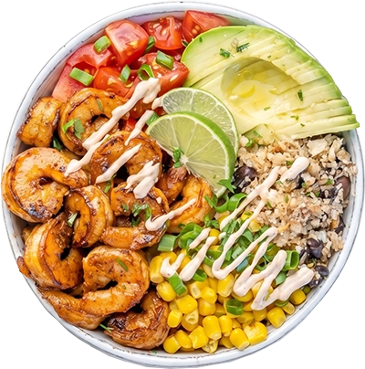 Mexican Shrimp Burrito Bowl